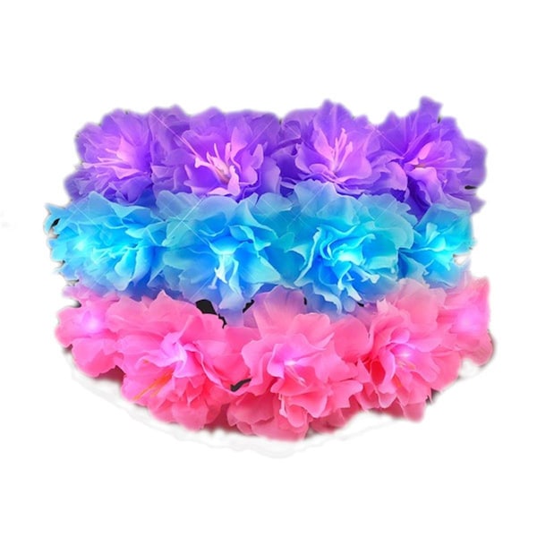 Endless Games Light Up Spring Blossom Summer Wedding Flower Crown, 12PK EN3331718 - main